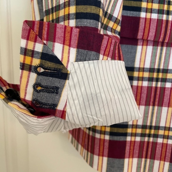 JCrew Regent Madras Blazer Size 10 - Picture 4 of 5